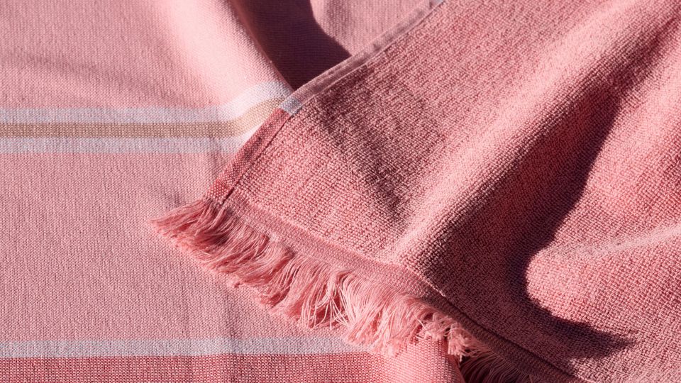 Serviette de plage eponge coton
